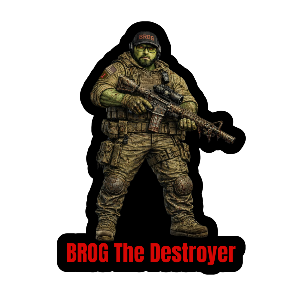 Brog Destroyer Sticker